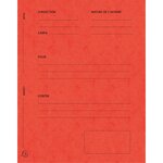 Paquet De 25 Dossiers De Plaidoirie Pour/contre Carte Lustrée 25x32cm - Rouge - X 5 - Exacompta