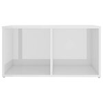 vidaXL Meubles TV 4 Pièces Blanc brillant 72x35x36 5 cm Aggloméré