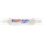 Marqueur acryl 3d dble pointe 5400 blanc trafic 2-3 mm  5-10 mm EDDING