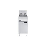 Friteuse à gaz sur coffre - 21 litres - 27 kw - combisteel -  - acier inoxydable 400x800x1180mm