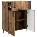 vidaXL Buffet Bois ancien 66 x 34 5 x 92 cm Bois d'ingénierie