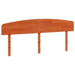vidaXL Tête de lit cire marron 200 cm bois massif de pin