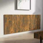 vidaXL Tête de lit murale Chêne fumé 240x1 5x80 cm Bois d'ingénierie