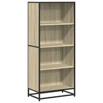 vidaXL Bibliothèque chêne sonoma 60x35x139 cm bois d'ingénierie