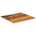 vidaXL Dessus de table carré 70x70 cm 15-16 mm Bois de récupération