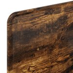 vidaXL Tête de lit Chêne fumé 100 cm Bois d'ingénierie