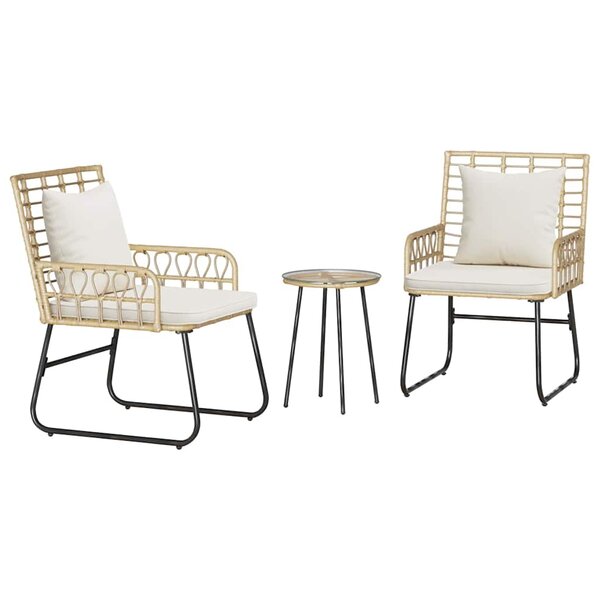 vidaXL Ensemble de salle à manger pour jardin 3 Pièces