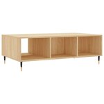 vidaXL Table basse chêne sonoma 104x60x35 cm bois d'ingénierie
