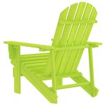 vidaXL Chaise de jardin Adirondack bois de sapin massif vert