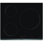 Plaque de cuisson induction BRANDT - 3 zones - 7200 W - L 58 x P 51 cm - Revêtement verre - Noir - TI118B