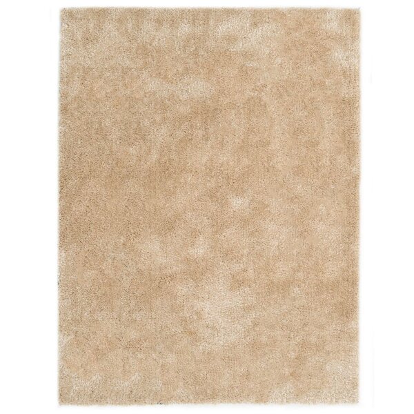 vidaXL Tapis Shaggy 140 x 200 cm Beige
