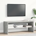 vidaXL Meuble TV Gris béton 100 x 40 x 40 cm Aggloméré