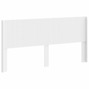 vidaXL Tête de lit Blanc Bois d'ingénierie