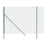 vidaXL Clôture en treillis métallique vert 2 2x25 m acier galvanisé