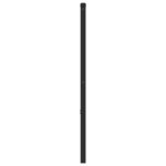 vidaXL Tête de lit métal noir 140 cm