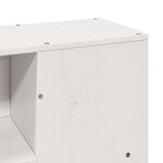 vidaXL Cadre de lit sans matelas blanc 120x200 cm bois de pin massif