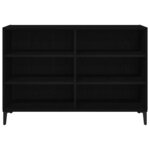 vidaXL Buffet Chêne noir 103 5 x 35 x 70 cm Bois d'ingénierie
