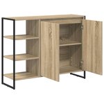 vidaXL Meuble d'appoint Sonoma 96 5 x 30 x 75 cm Bois d'ingénierie