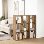 vidaXL Étagère séparatrice de pièce chêne artisanal 102x29x103 5 cm