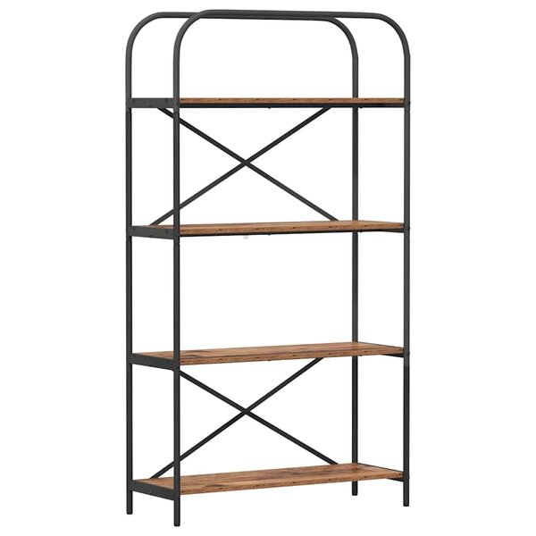 vidaXL Étagère Bois ancien 80 x 30 x 146 cm Bois d'ingénierie