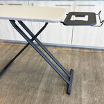 Table à repasser légère licht noir aluminium 125x40cm