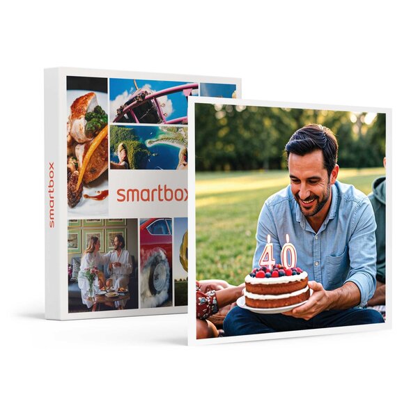 SMARTBOX - Coffret Cadeau Joyeux anniversaire ! Pour les 40 ans d'un homme -  Multi-thèmes
