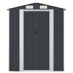 vidaXL Abri de jardin Anthracite 192x108x223 cm Acier galvanisé