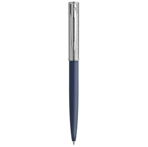 Stylo bille waterman allure deluxe bleu recharge bleue pointe moyenne coffret cadeau
