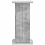 vidaXL Support de Plante 2 pc Gris béton 30 5 x 30 x 60 5 cm