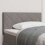 vidaXL Tête de Lit en Tissu Geometric Manuel Taupe 100 cm tissu