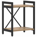 vidaXL Étagère Chêne artisanal 40 x 30 x 50 cm Bois d'ingénierie