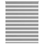 vidaXL Store vénitien zébré 120 9 x 175 cm largeur du tissu 116 7 cm gris