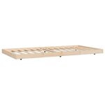 vidaXL Cadre de lit 90x200 cm Bois de pin massif