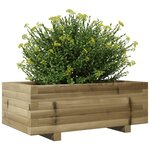 vidaXL Jardinière 70x40x26 5 cm bois de pin imprégné