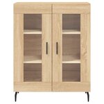 vidaXL Buffet chêne sonoma 69 5x34x90 cm bois d'ingénierie