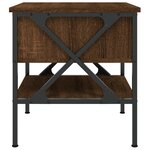 vidaXL Tables de chevet 2 Pièces chêne marron 40x42x45 cm bois ingénierie