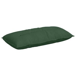 vidaXL Coussin de Dos Vert Jungle 100 x 50 cm Tissu en velours côtelé
