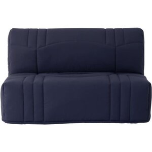 Banquette BZ - Tissu 100 Coton bleu foncé - Couchage 140 x 190 cm