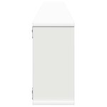 vidaXL Étagères cube murales 2 Pièces blanc 100x15x30cm bois d'ingénierie