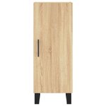 vidaXL Buffet Chêne sonoma 34 5x34x90 cm Bois d'ingénierie
