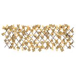vidaXL Treillis de feuille d'érable artificiel extensible 5 Pièces