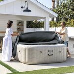 INTEX Housse de spa INTEX Gris foncé 196 x 196 x 72 cm PVC et PU