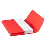 Chemise à soufflet oxford vip 25 x 32 cm rouge vif - paquet de 50