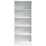 vidaXL Garde-robe blanc 80x50x200 cm bois d'ingénierie