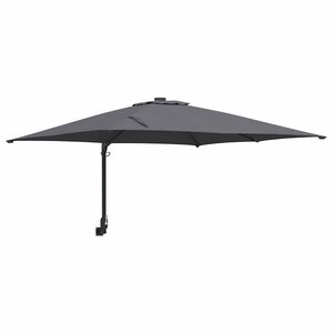 vidaXL Parasol de jardin Anthracite 248 5 x 247 5 x 160 cm