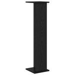 vidaXL Support de Plante 2 pièces Chêne noir 25 x 25 5 x 100 5 cm