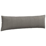 vidaXL Coussins de canapé 2 Pièces Gris clair 145 x 40 cm