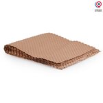 Lot de 50 Feuilles de Papier Bulle Kraft Biodégradable (0 5m x 1m - BioBul)