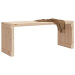 vidaXL Banc de jardin extensible 212 5x40 5x45 cm bois massif de pin