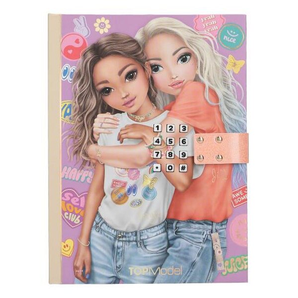 TOPModel Journal à code secret avec son Girl Power